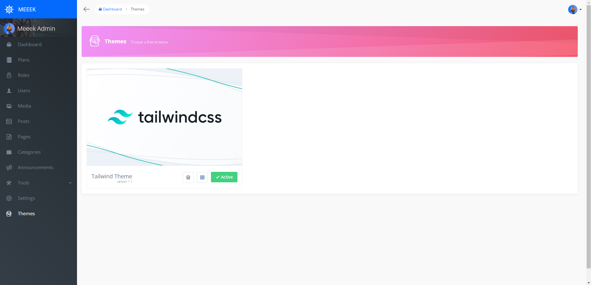 Admin Dashboard Themes